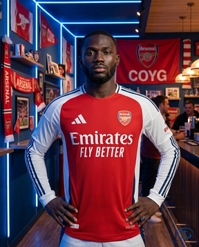 Camisa Arsenal Home 2024/25 - Jogador Adidas Masculino - Vermelho e Branco - Front View | Sant Sport
