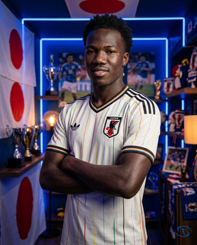 Camisa Japão Away 2026/27 Jogador Adidas Masculino - Branco - Side View | Sant Sport