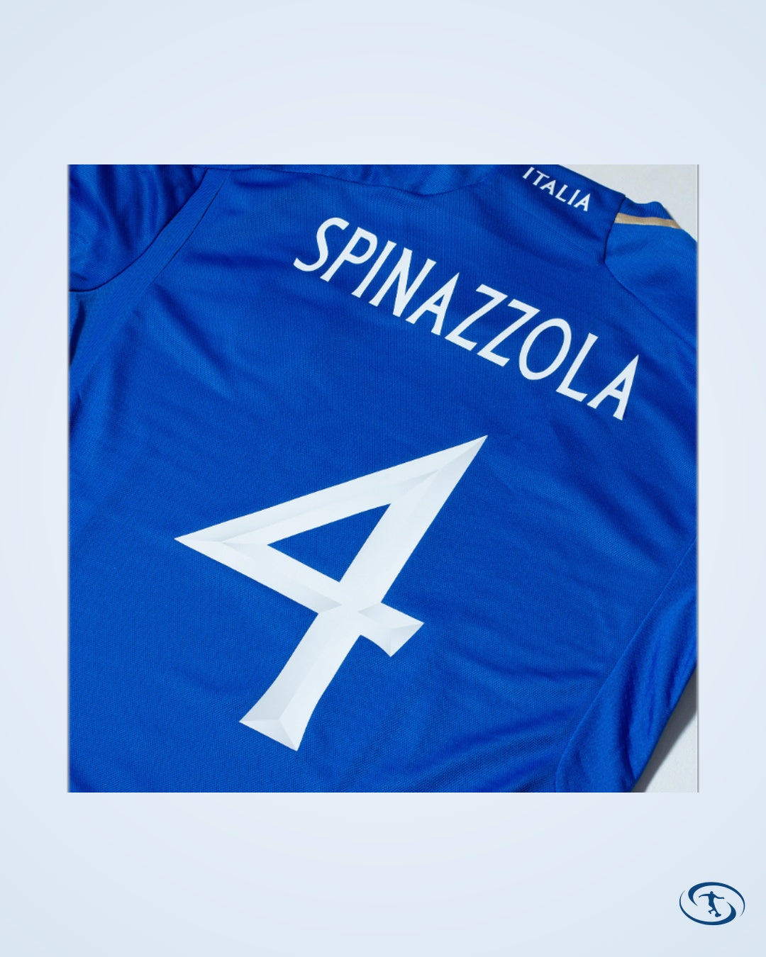 Italy Home Spinazzola 4 Shirt 2023-2024 (Official Printing) - Men's