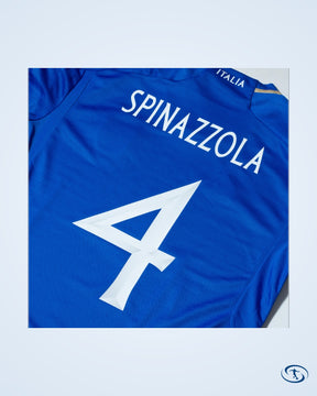 Italy Home Spinazzola 4 Shirt 2023-2024 (Official Printing) - Men's