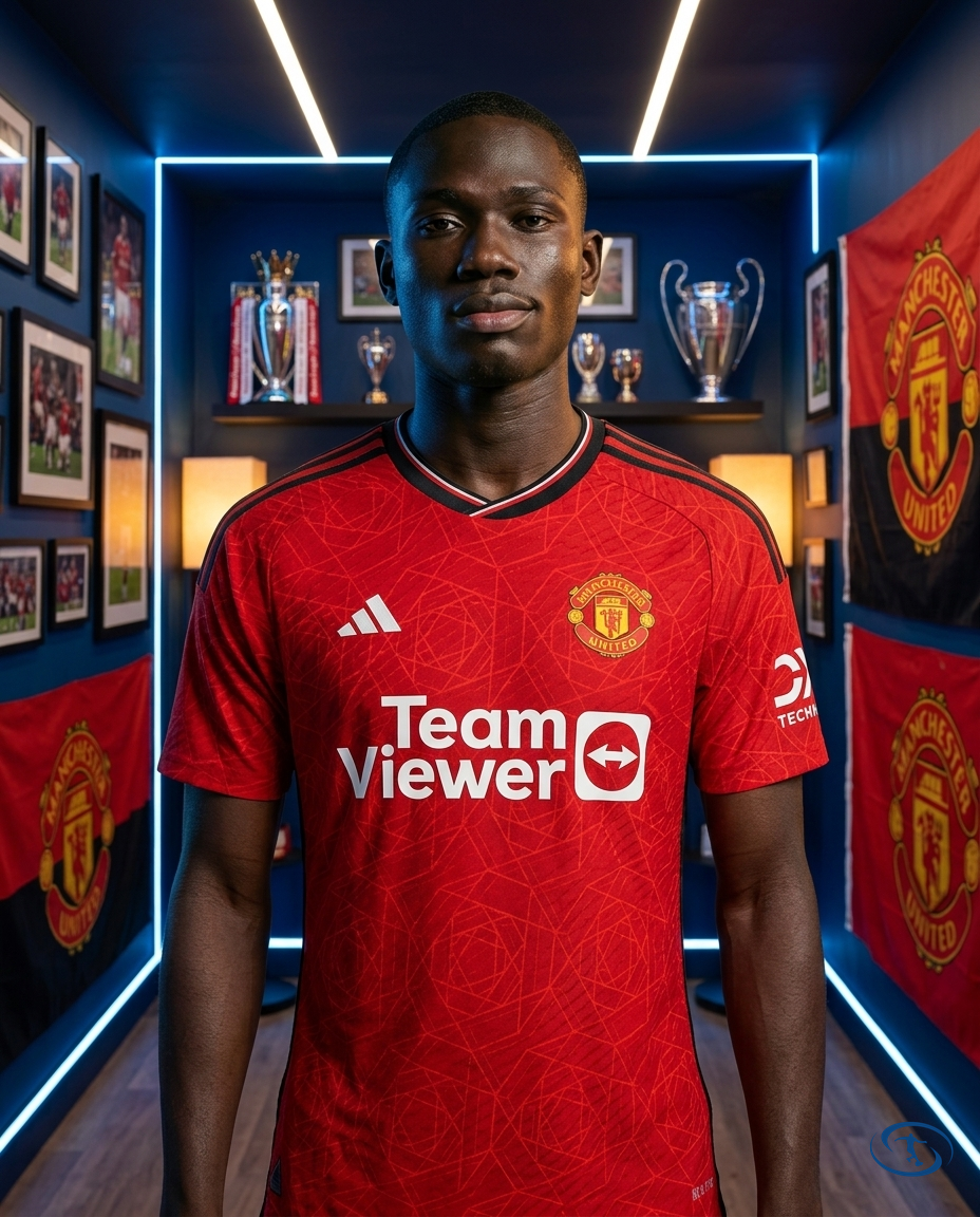 Camisa Manchester United Home 23/24 - Torcedor Adidas Masculino - Vermelho - Front View | Sant Sport