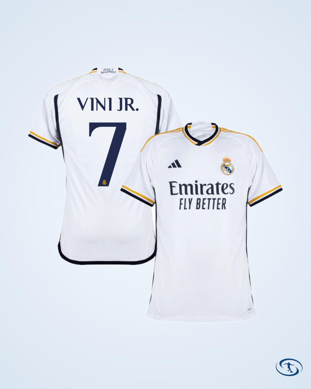 Real Madrid Home Vini Jr. 7 KIDS Shirt 2023-2024 (Official Cup Printing) - Kids
