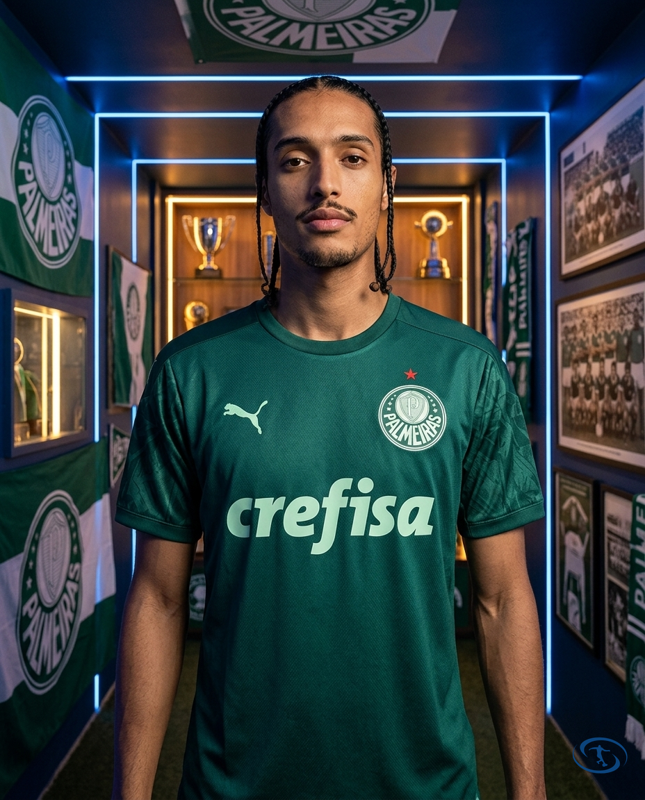 Palmeiras Jersey Third 2020/21 Retro Puma Men's - Green - Front View | Sant Sport