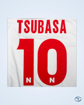 Captain Tsubasa No.10 Nankatsu Shogaku Official Home Shirt 2 - White/Red - Men's