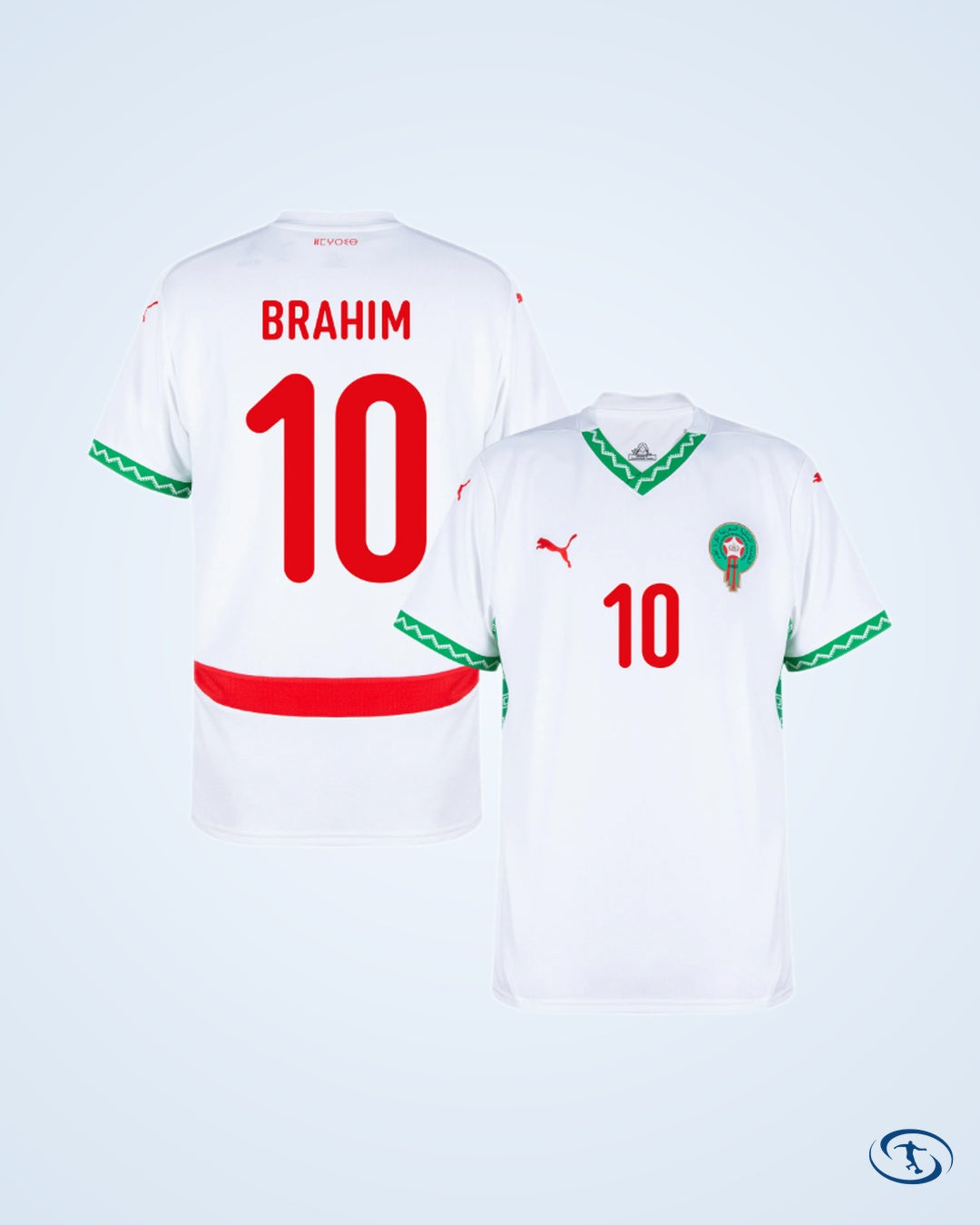 Morocco Away Hakimi 2 Shirt 2025-2026 (Official Printing) - Men's