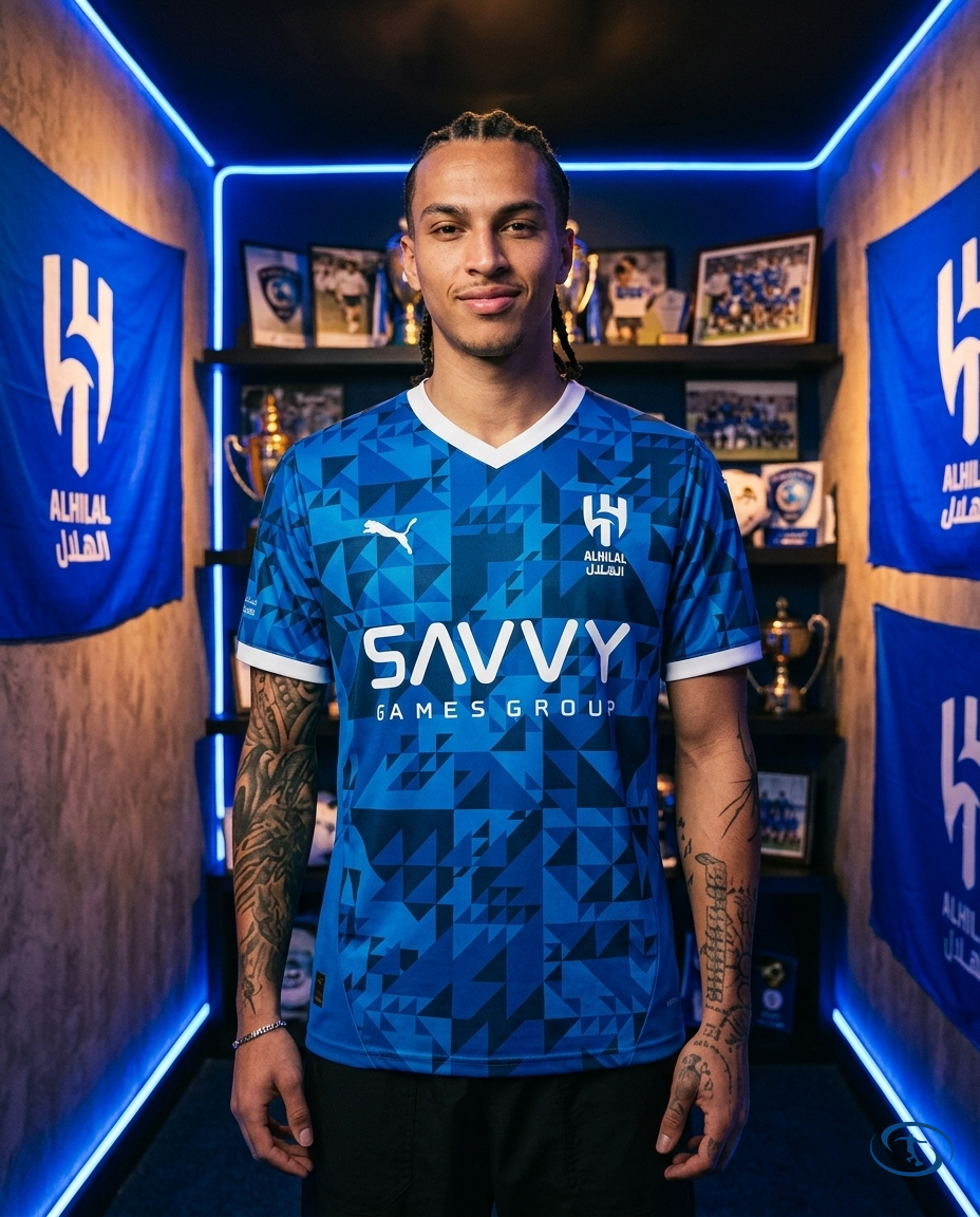 Camisa Al-Hilal Home 24/25 - Torcedor Puma Masculino - Azul - Front View | Sant Sport