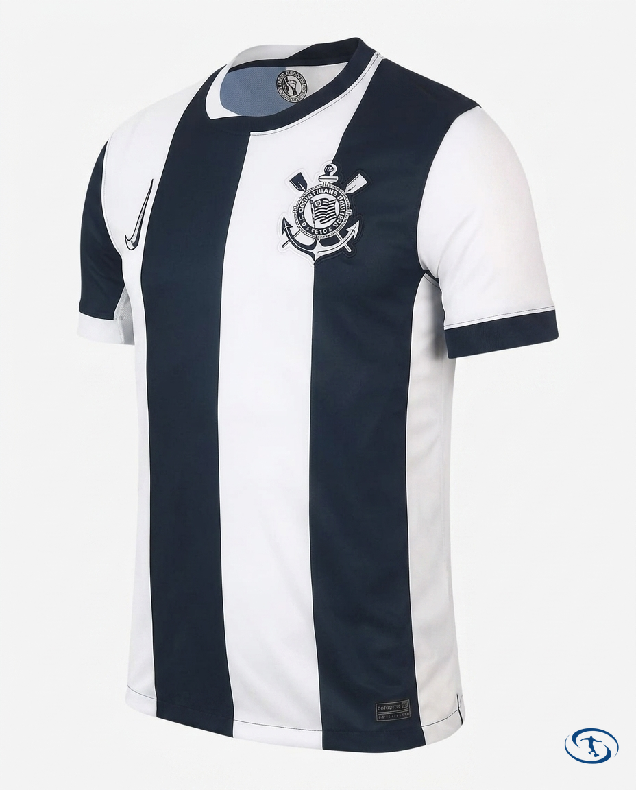 Corinthians Jersey Third 24/25 - Nike Men's - Black & White - Packshot | Sant Sport