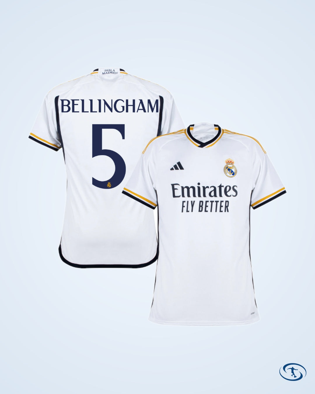 Real Madrid Home Shirt 2023-2024 Fan Version (Official Cup Printing) - Men's