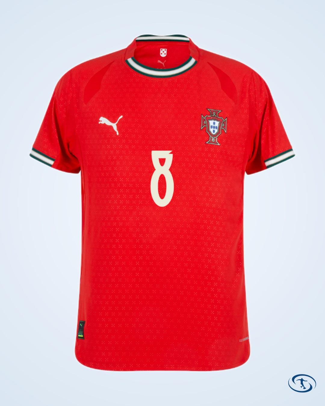 Portugal Home B.Fernandes 8 Shirt 2025-2026 (Official Printing) - Men's | Sant Sport