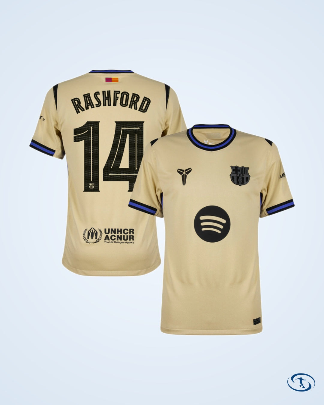 Barcelona Away Fan Version Shirt 2025-2026 (Champions League) - Men's
