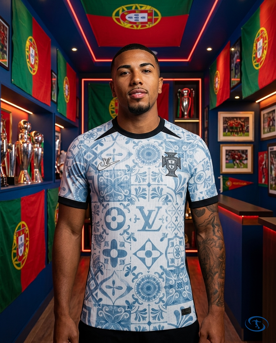 Camisa Portugal Edição Especial 2024/25 Jogador Nike Masculino - Branca e Cinza - Front View | Sant Sport