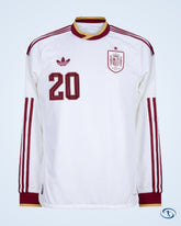 Spain Authentic Away L/S Pedri 20 Shirt 2026-2027 (Official Printing) - Men's | Sant Sport
