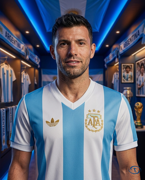 Camisa Argentina Edição Especial 50 anos - Adidas Torcedor Masculino - Badge Close-Up | Sant Sport