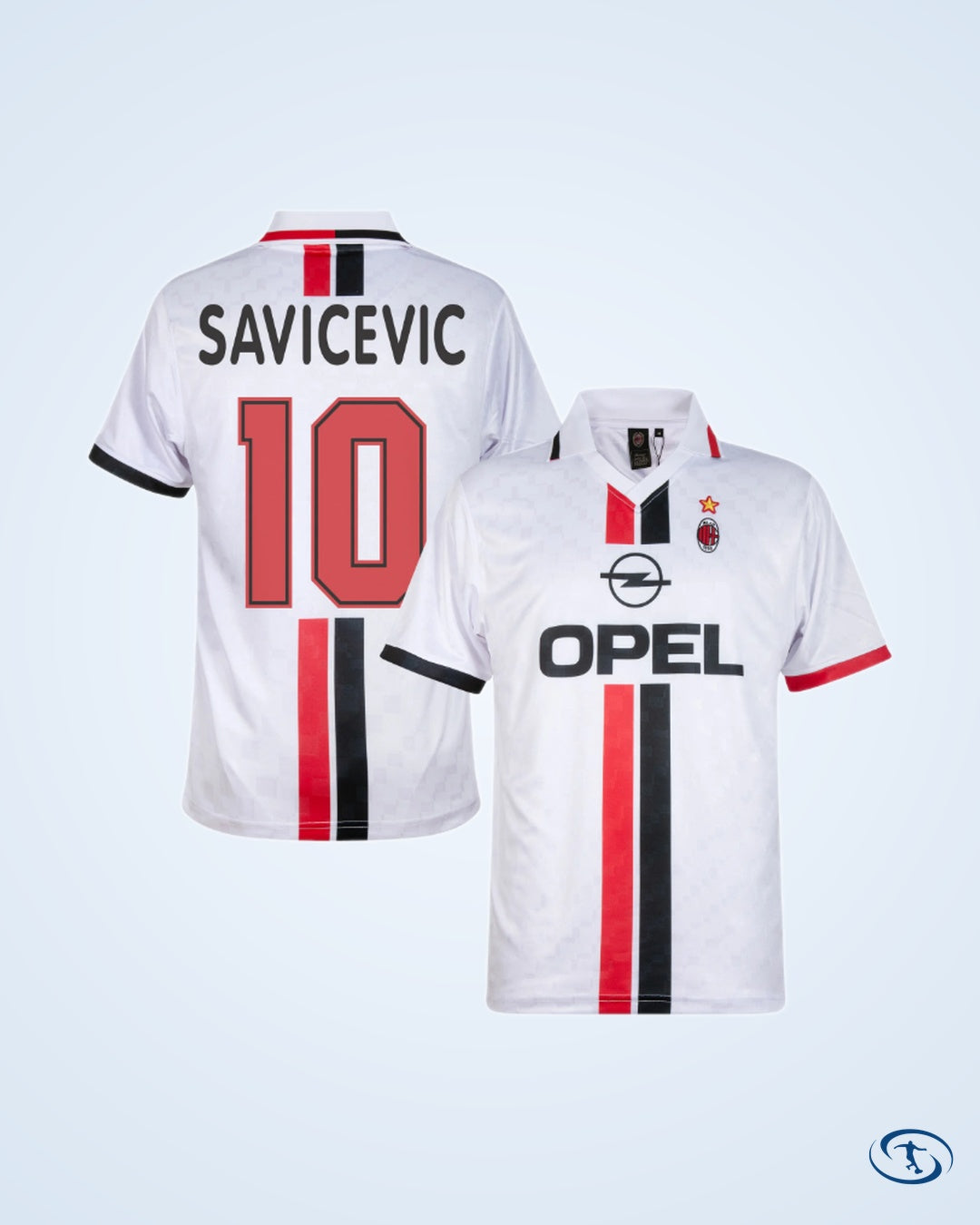 AC Milan Retro Away Shirt 1995-1996 (Retro Flex Printing)