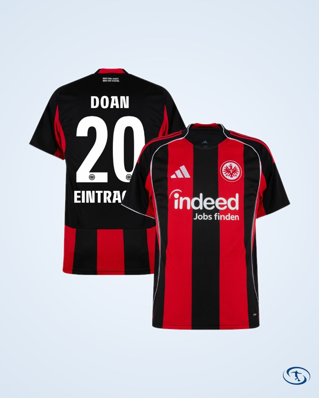 Eintracht Frankfurt Home Shirt 2025-2026 (Official Printing)