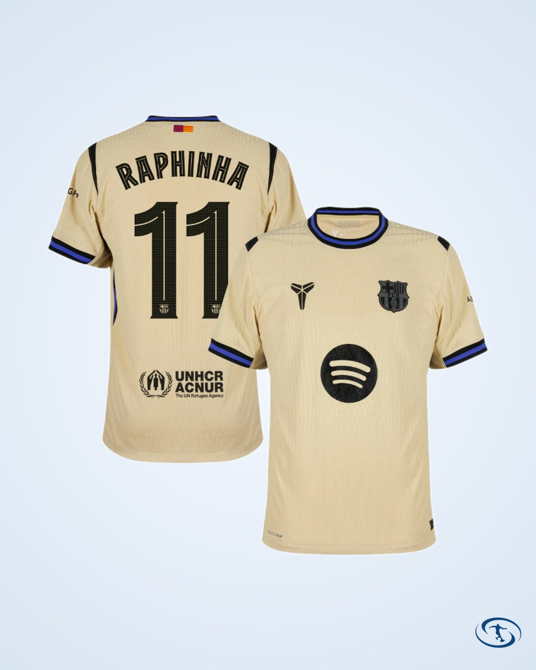 Barcelona Away Player Version Shirt 2025-2026 (Champions League) - Men's