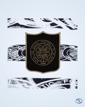 1996 Celtic Blackout Gold Detail Retro Shirt - Men's