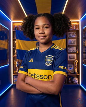 Boca Juniors Jersey Home 2025/26 - Adidas Men's - Blue e Amarelo - Side View | Sant Sport