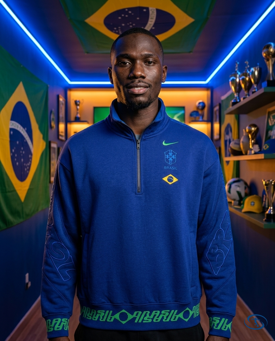 Blusão Nike Sportswear Brasil Fleece Masculino - Front View | Sant Sport