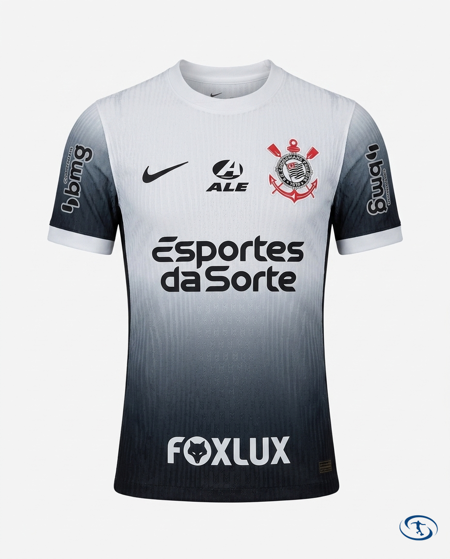 Corinthians Jersey Home w/ Sponsors 2024/25 Player Version Nike Men's - Packshot | Sant Sport