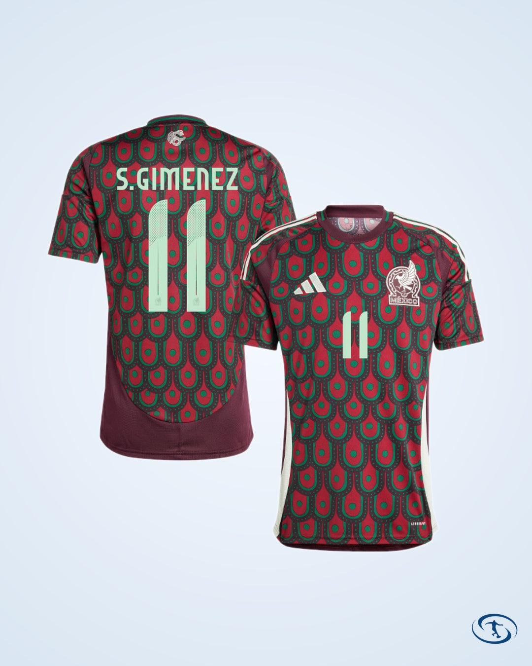 Mexico Home Shirt 2024-2025 Fan Version (Official Printing)