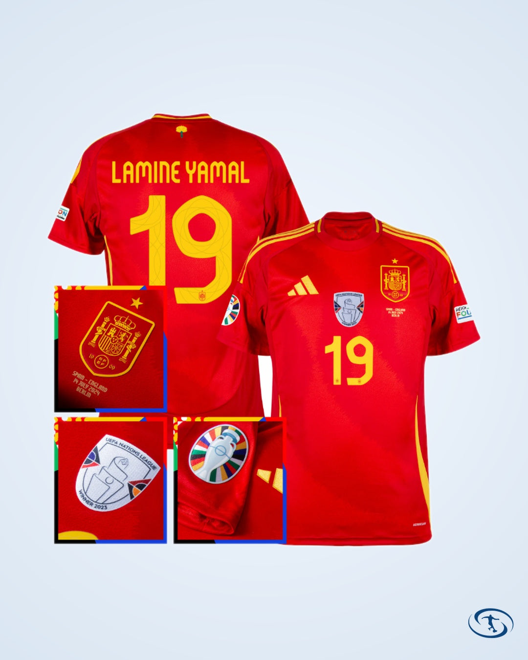 Spain Home Lamine Yamal 19 Shirt - Men's