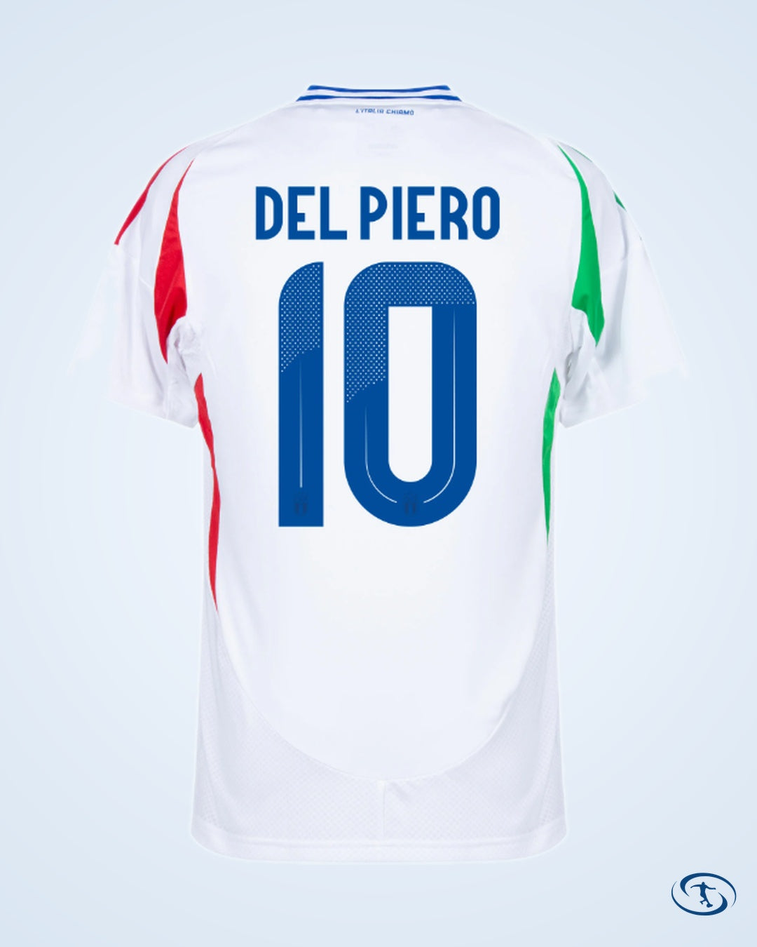 Italy Del Piero 10 Shirt 2024-2025 Fan Version (Official Printing)