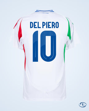 Italy Del Piero 10 Shirt 2024-2025 Fan Version (Official Printing)