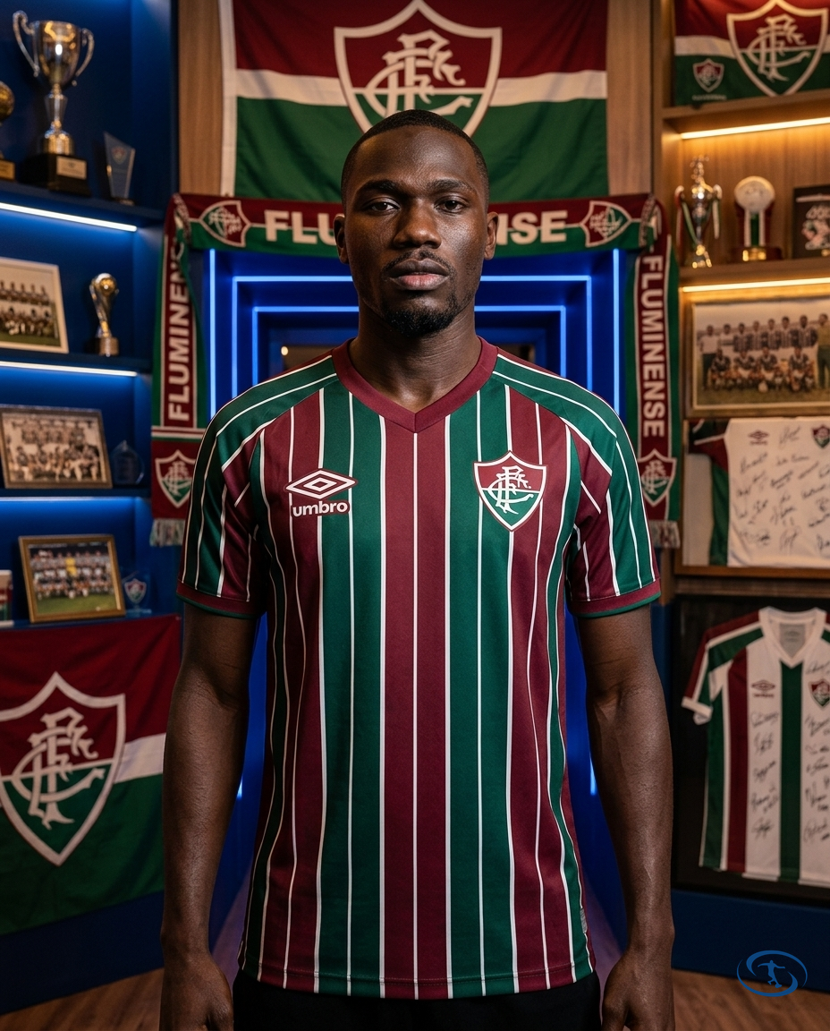 Camisa Fluminense Home I 2024/25 Torcedor Umbro Masculino - Verde e Vinho - Front View | Sant Sport
