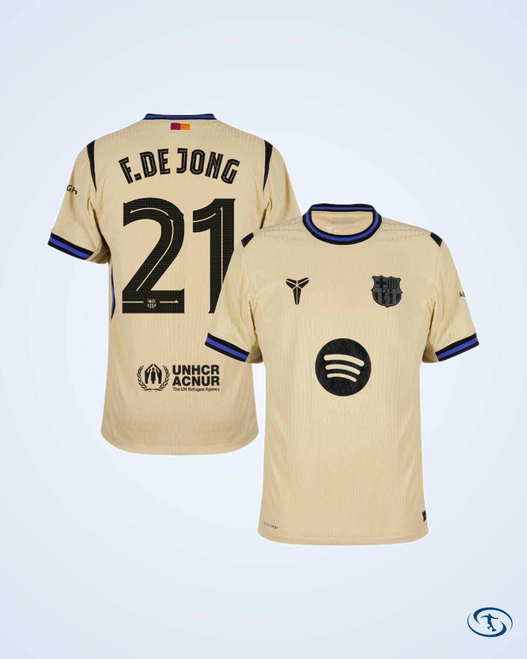 Barcelona Away Player Version Shirt 2025-2026 (Champions League) - Men's