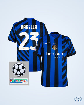 Inter Milan Home Barella 23 Shirt 2024-2025 (Official Printing) - Men's