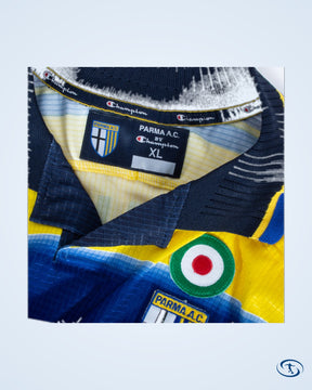 Champions Parma Home L/S Stanic 13 Shirt 1999-2000 (Kitroom Stock) - Size XL - Men's