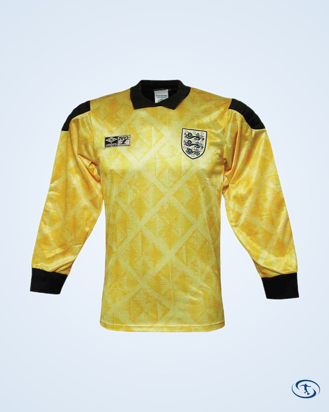 England 1990-1991 Home Goalkeeper Shirt - Size S - Men's