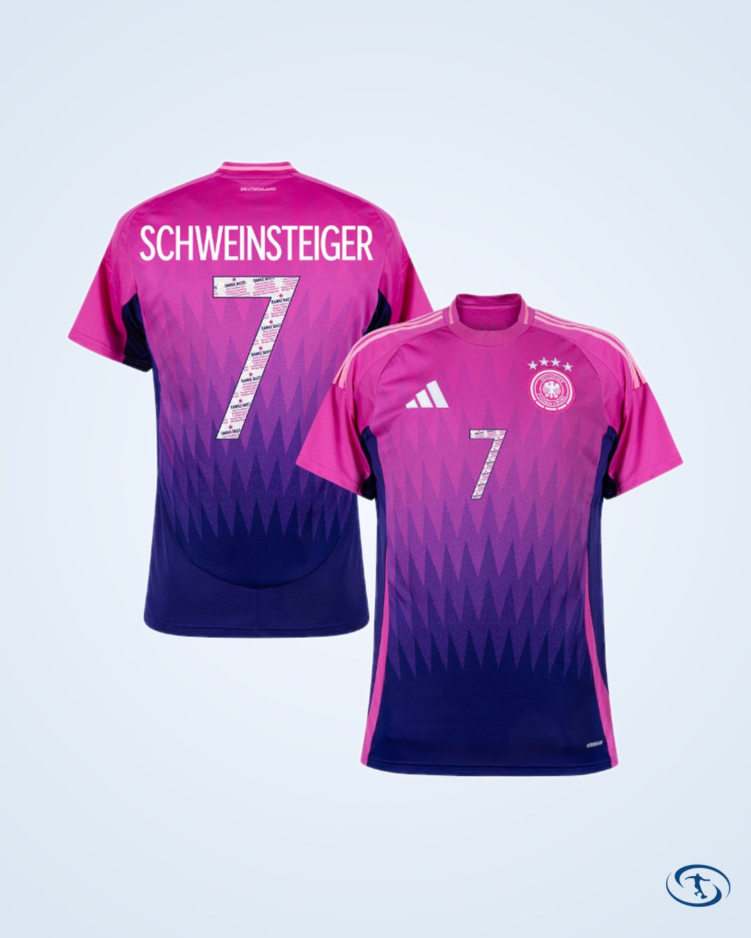Germany Away Player Number Shirt 2024-2025 (Danke Bastian Printing) - Men's