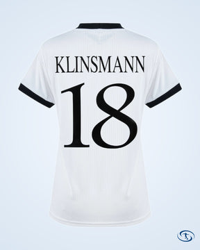 Germany 125th Anniversary Women's Klinsmann 18 Shirt (1996 Legend Flock Printing) - Size Women's M - Women's