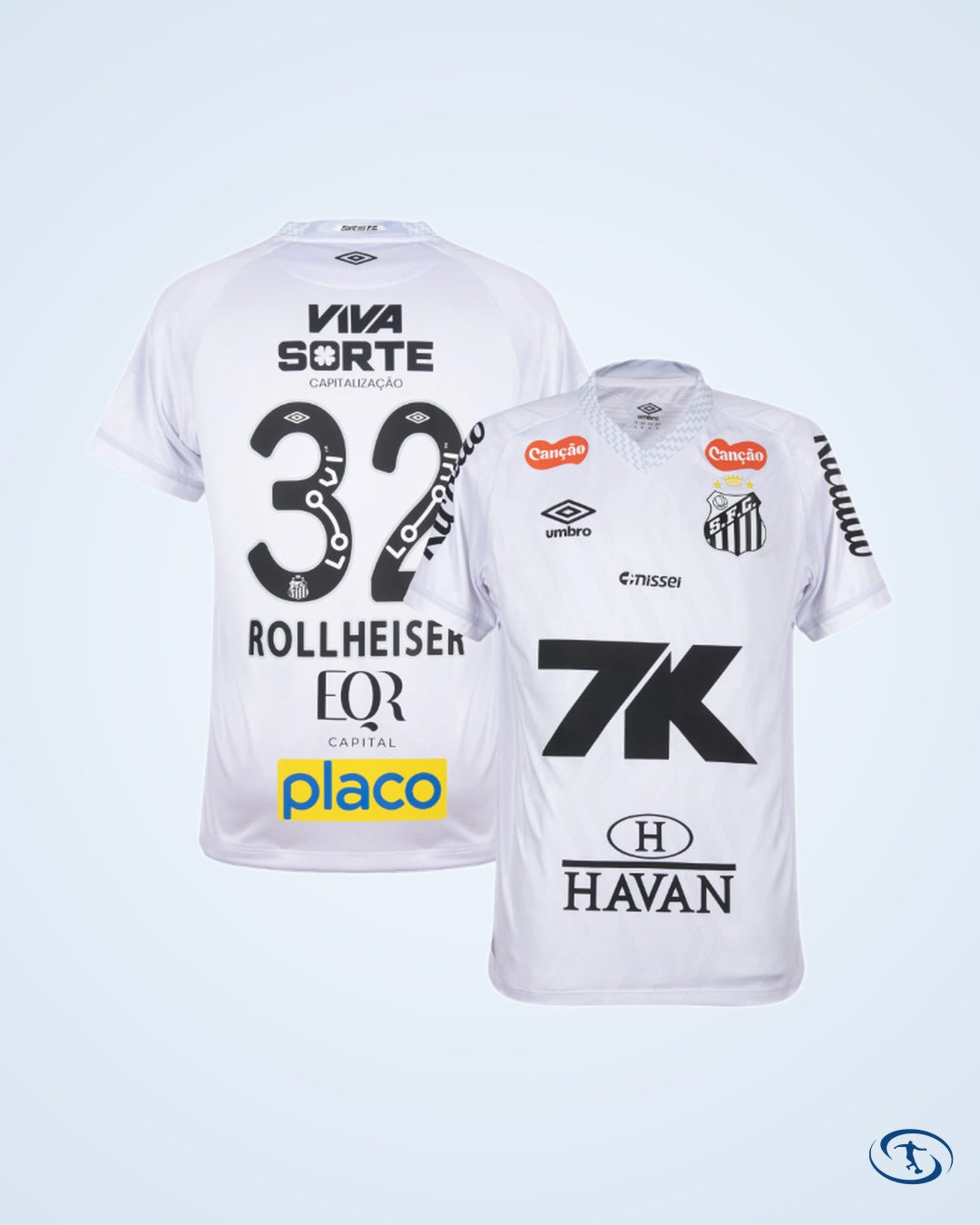 Club Santos Home Rollheiser 32 Shirt - Men's