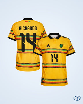 Jamaica Authentic Home Shirt 2026-2027 Player Version (Official Printing)