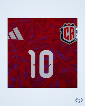 Costa Rica Authentic Home Ugalde 10 Shirt (Incorrect Number) - Size M - Men's