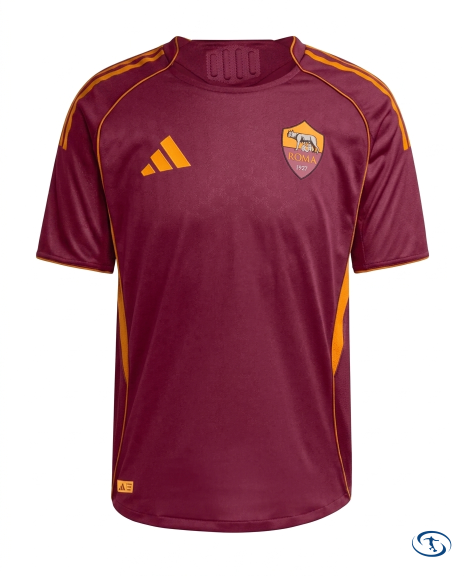 AS Roma Jersey 2025/26 Home Adidas Men's - Packshot | Sant Sport