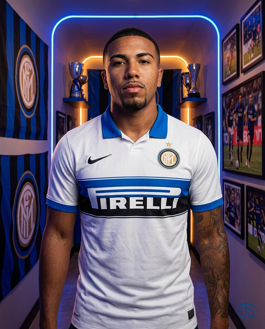 Camisa Inter de Milão Away Retrô 2009/10 - Torcedor Nike Masculina - Branco - Front View | Sant Sport
