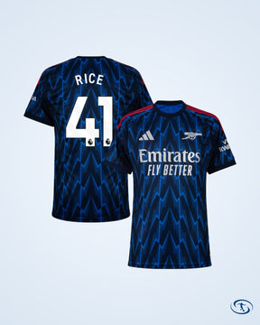 Arsenal Away Player Number Shirt 2025-2026 (Player Version) - Men's