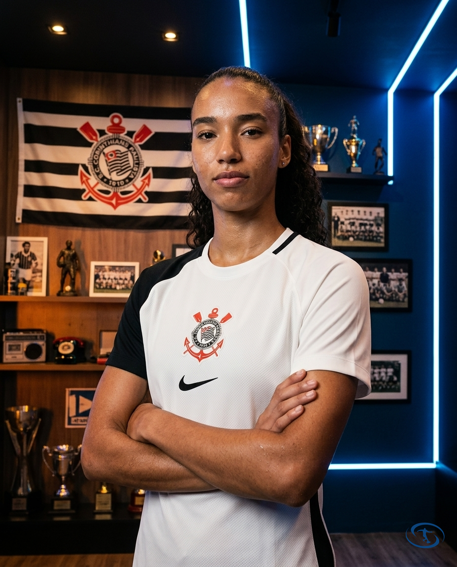 Corinthians Jersey Home 2025/26 Nike Women's - White - Side View | Sant Sport