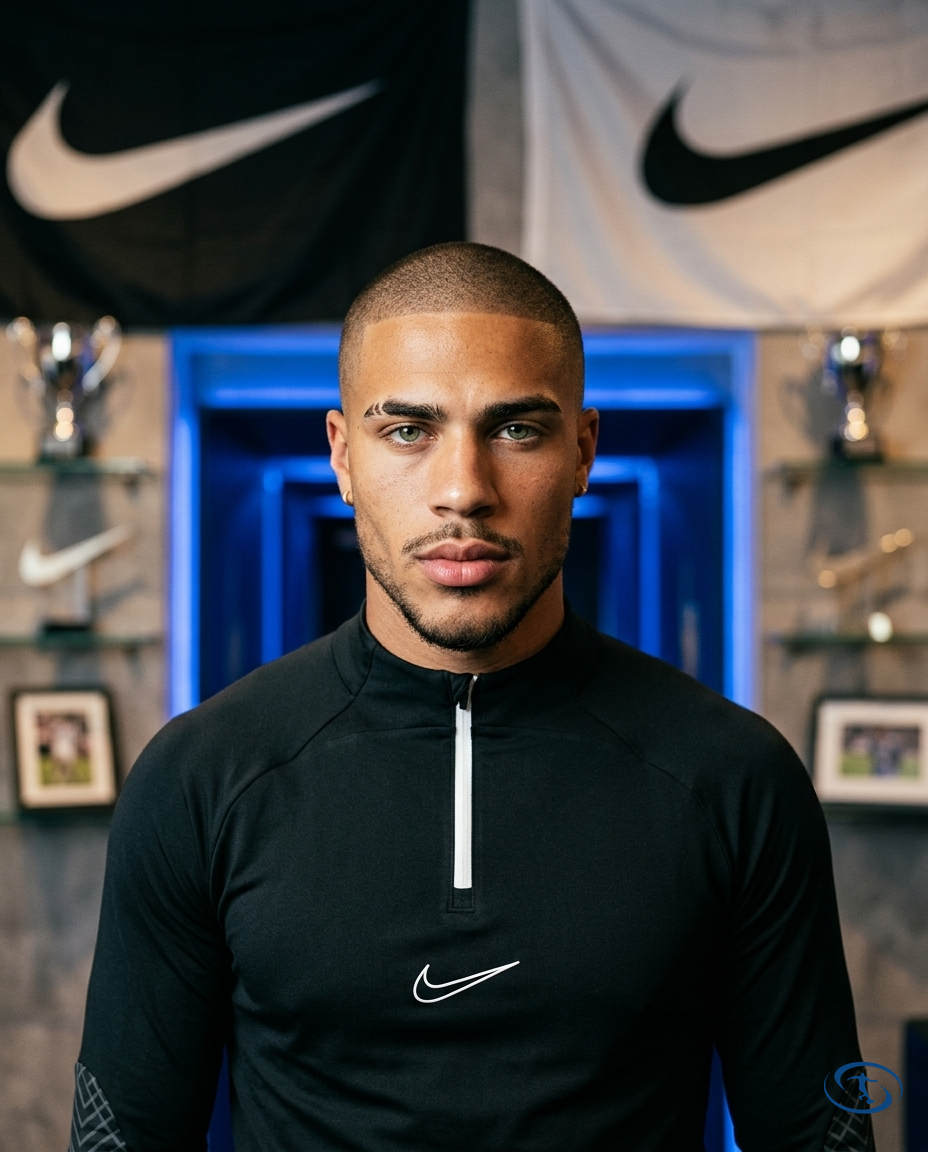 Tech Fleece Nike - Black & Grey Kit - Badge Close-Up | Sant Sport