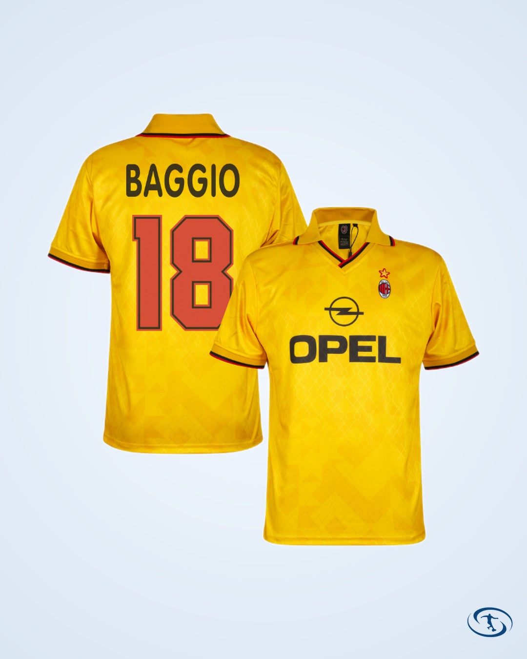 AC Milan Retro 3rd Shirt 1995-1996 (Retro Flex Printing)