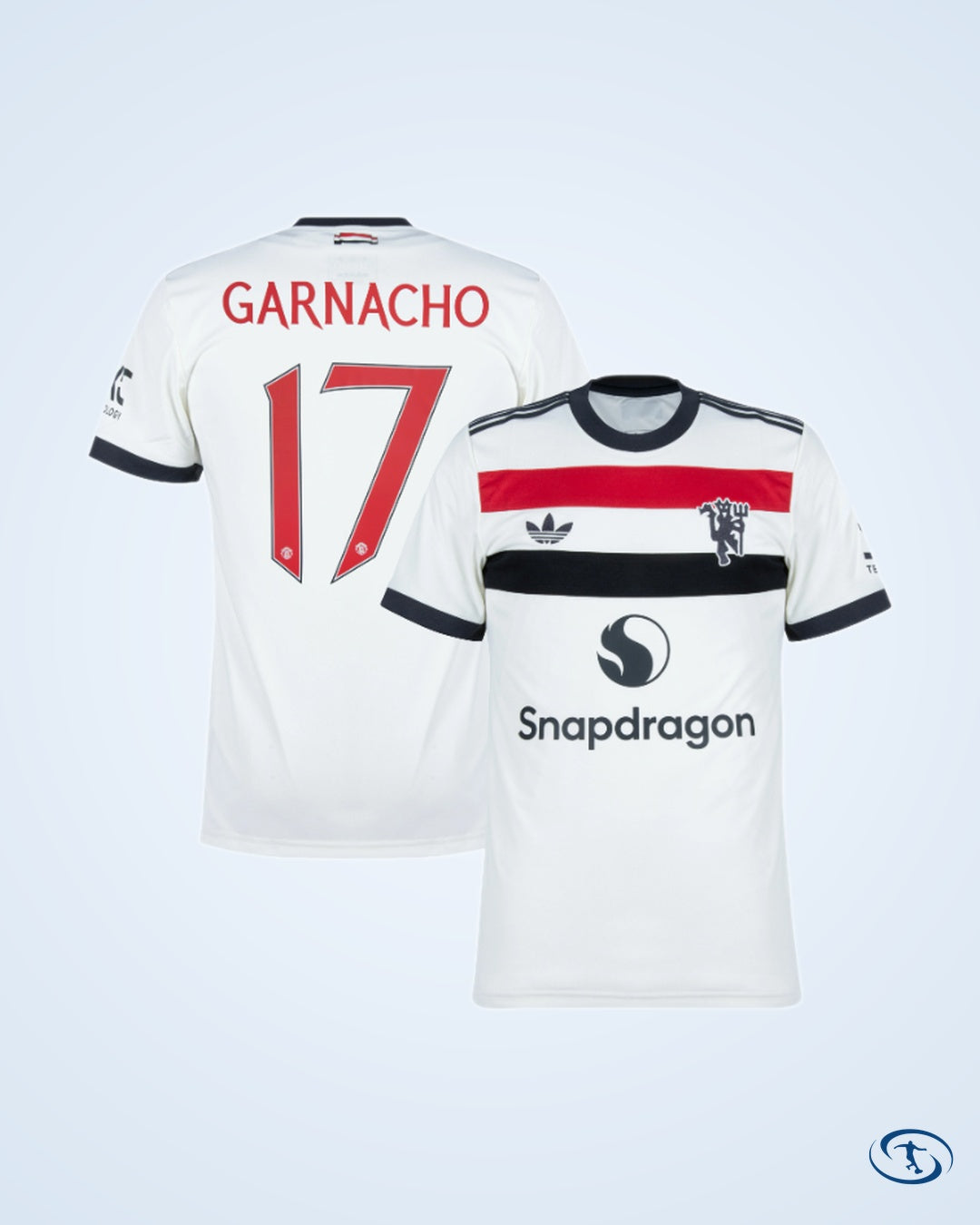 Man Utd 3rd Garnacho 17 Shirt 2024-2025 (Official Cup Printing) - Men's