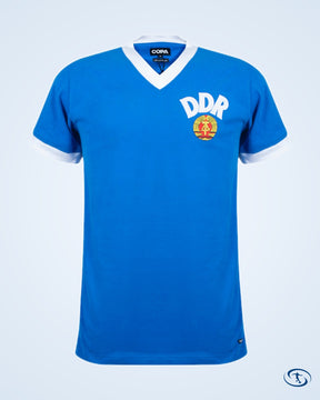 DDR Home Pommerenke 7 Retro Shirt World Cup 1974 (Retro Flock Printing) - Men's | Sant Sport
