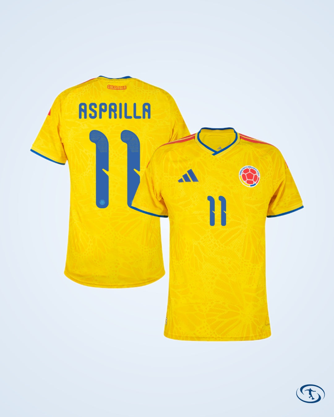 Colombia Authentic Shirt 2026-2027 Player Version (Official Printing)