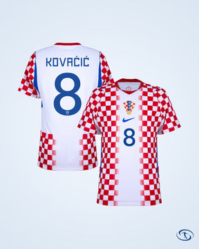Croatia Home Player Number Shirt 2026 (Player Version) - Men's