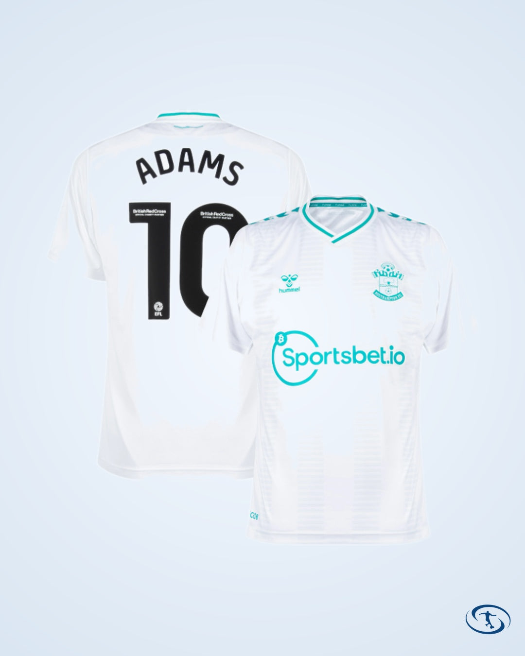 Southampton Away Adams 10 Shirt 2023-2024 (EFL Printing) - Men's