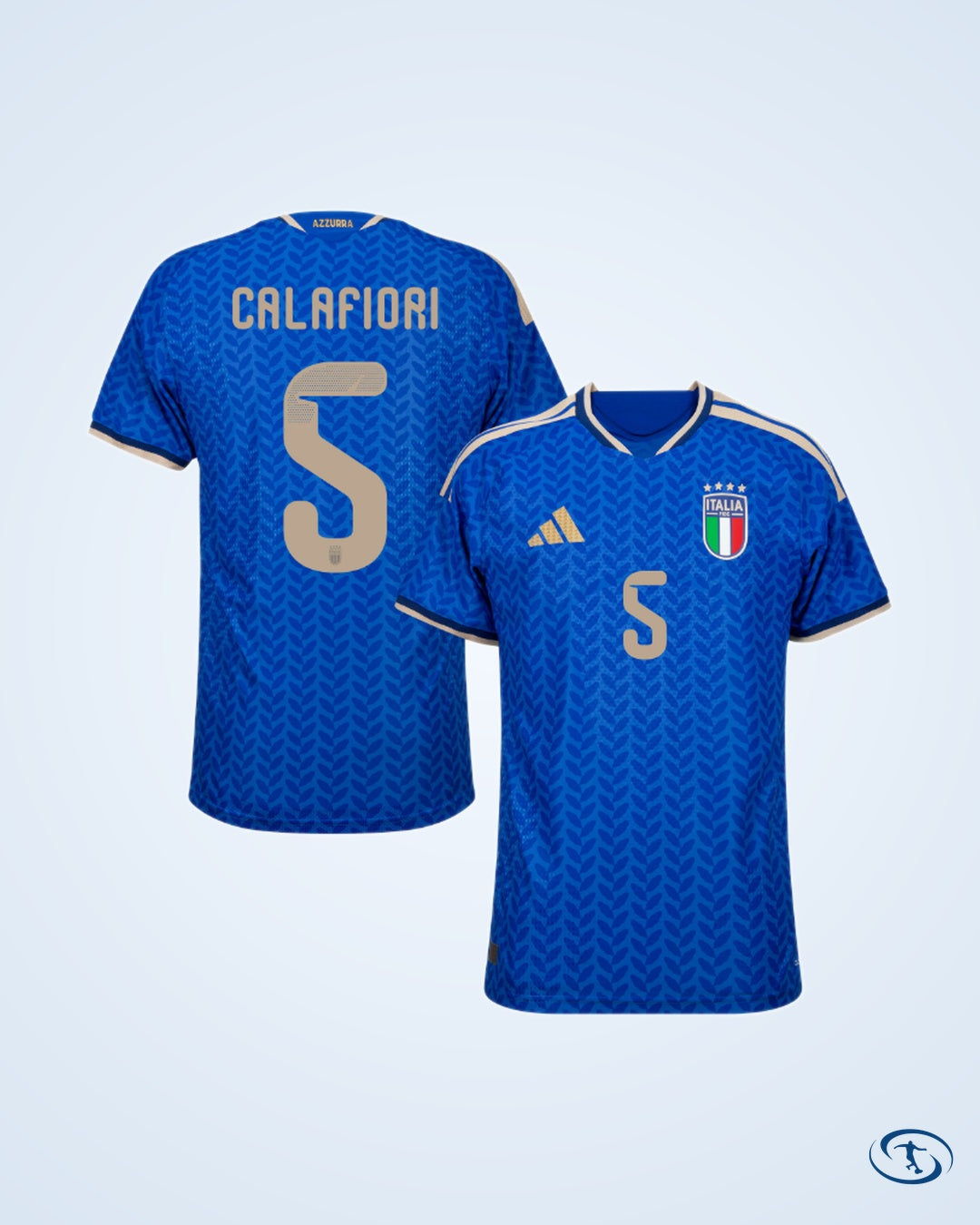 Italy Authentic Home Shirt 2026-2027 Player Version (Official Printing)